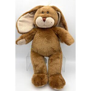 Vtg 90s Build A Bear Tan Pink Floppy Ears Easter Bunny Rabbit Plush Animal 18"